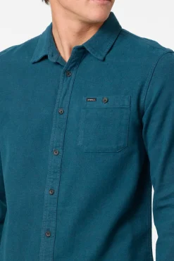 Shirts & Flannels^O'Neill Regent Flannel Standard Fit Long Sleeve Shirt - | dark slate