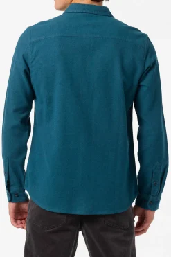 Shirts & Flannels^O'Neill Regent Flannel Standard Fit Long Sleeve Shirt - | dark slate