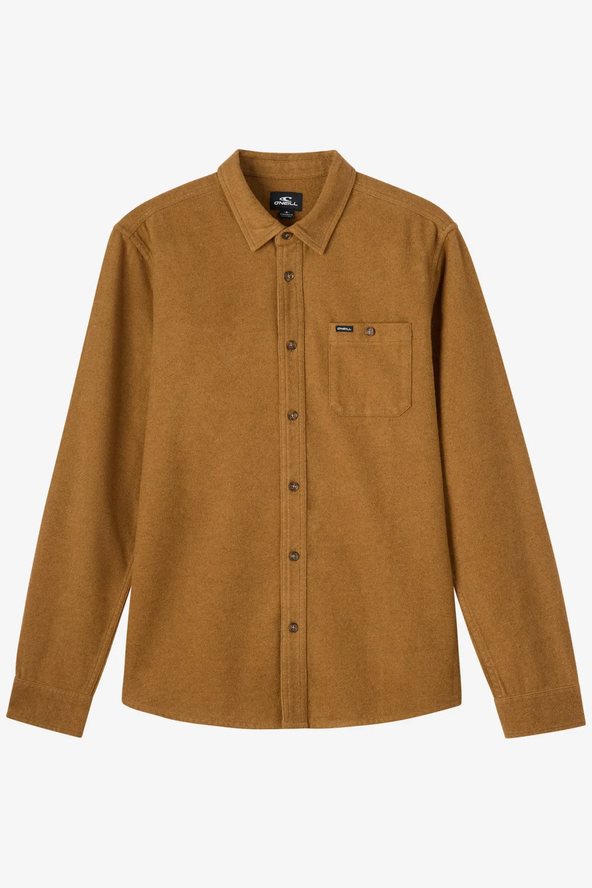 Shirts & Flannels^O'Neill Regent Flannel Standard Fit Long Sleeve Shirt - | dark khaki