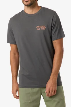 New Arrivals|Tees & Tanks^O'Neill Relax Classic Tee Standard Fit Tee - | dark shadow