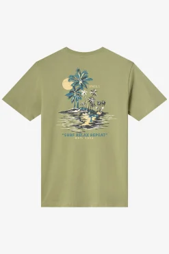 Tees & Tanks^O'Neill Relax Classic Tee Standard Fit Tee - | oil green