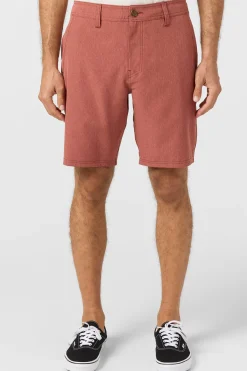 Shorts^O'Neill Reserve Heather 19" Hybrid Shorts - | heather mahogany