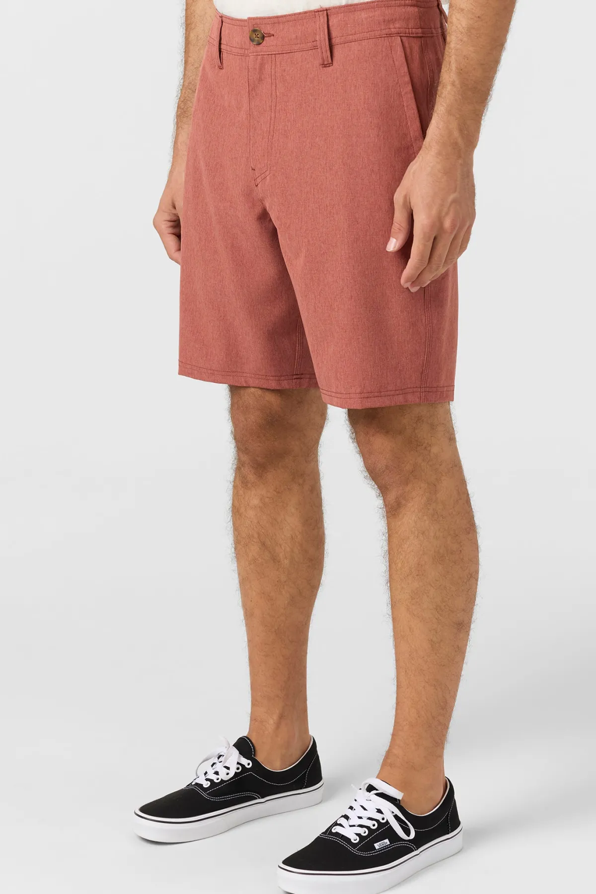 Shorts^O'Neill Reserve Heather 19" Hybrid Shorts - | heather mahogany