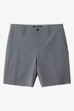 New Arrivals^O'Neill Reserve Heather 19" Hybrid Shorts heather grey