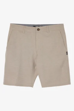 Shorts^O'Neill Reserve Light Check 21" Hybrid Shorts - | dark khaki