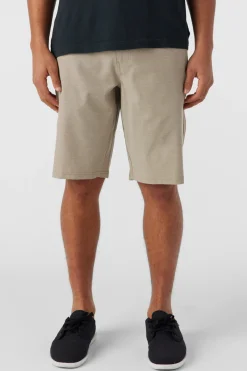 Shorts^O'Neill Reserve Light Check 21" Hybrid Shorts - | dark khaki