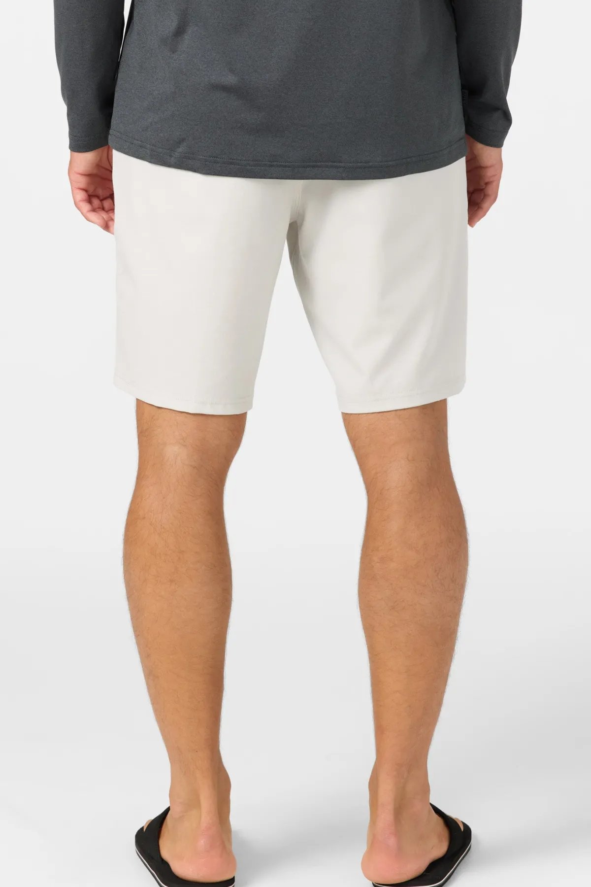 Shorts^O'Neill Reserve Light Check 19" Hybrid Shorts - | fog