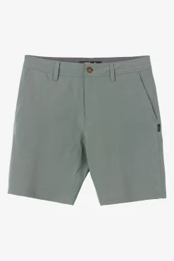Shorts^O'Neill Reserve Light Check 19" Hybrid Shorts - | dark olive