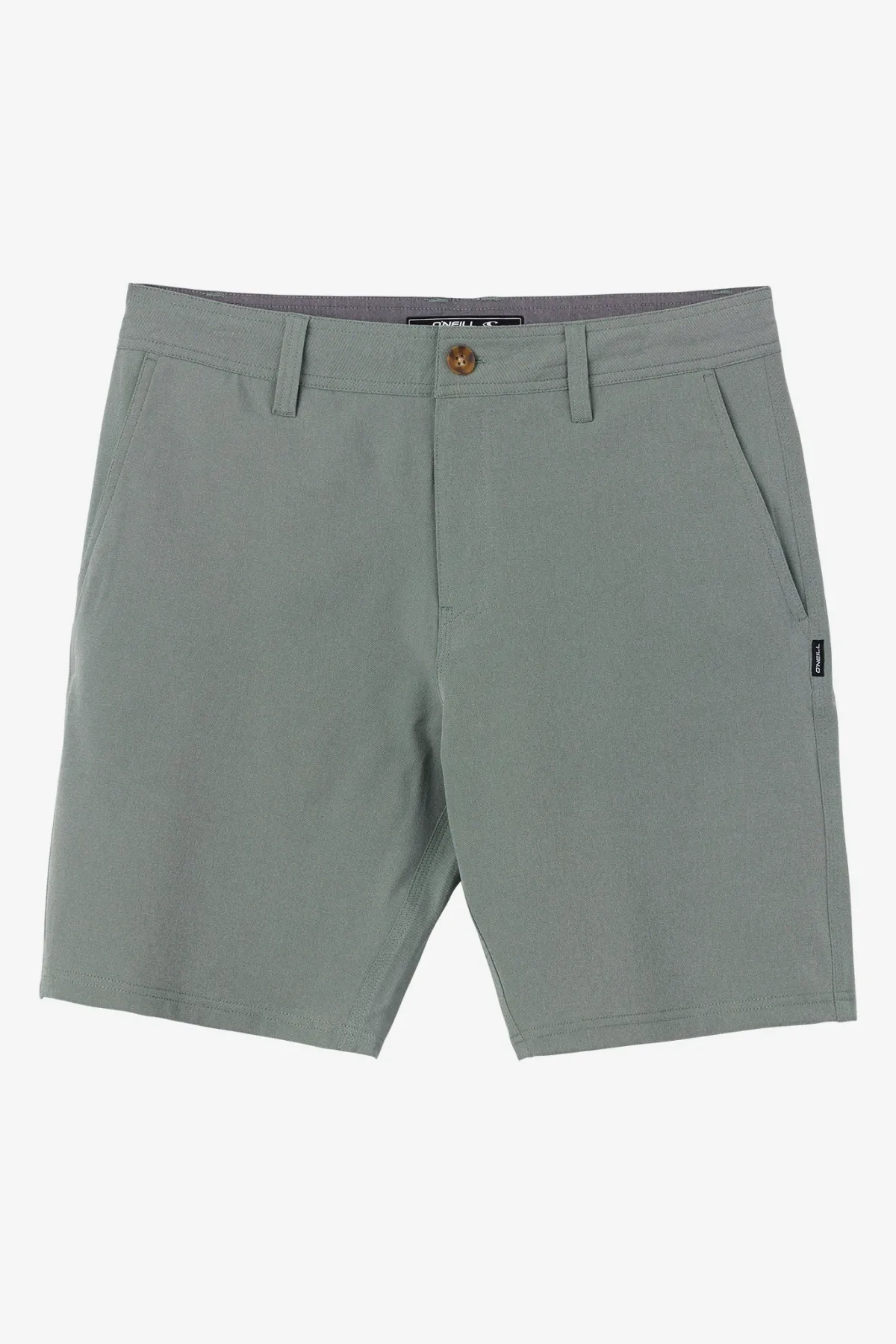 Shorts^O'Neill Reserve Light Check 19" Hybrid Shorts - | dark olive