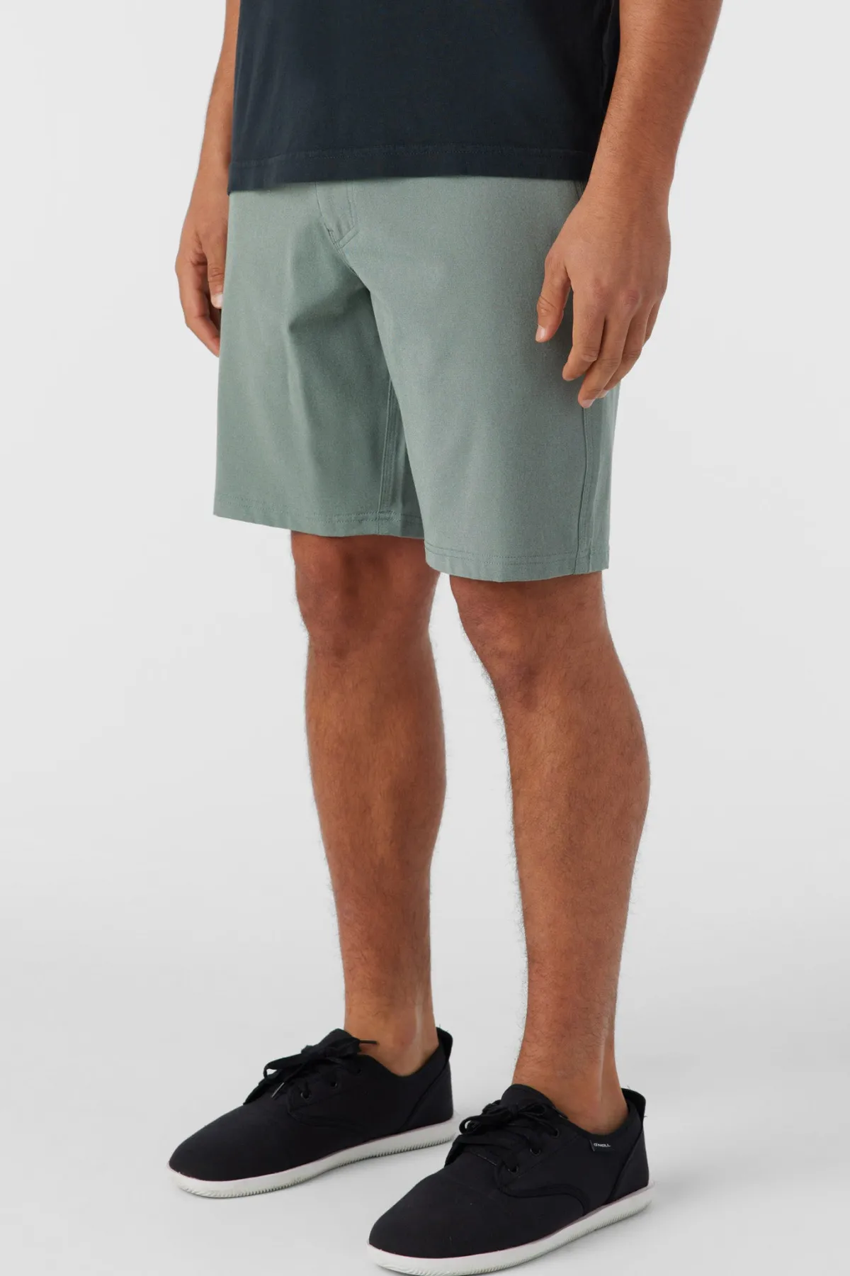 Shorts^O'Neill Reserve Light Check 19" Hybrid Shorts - | dark olive