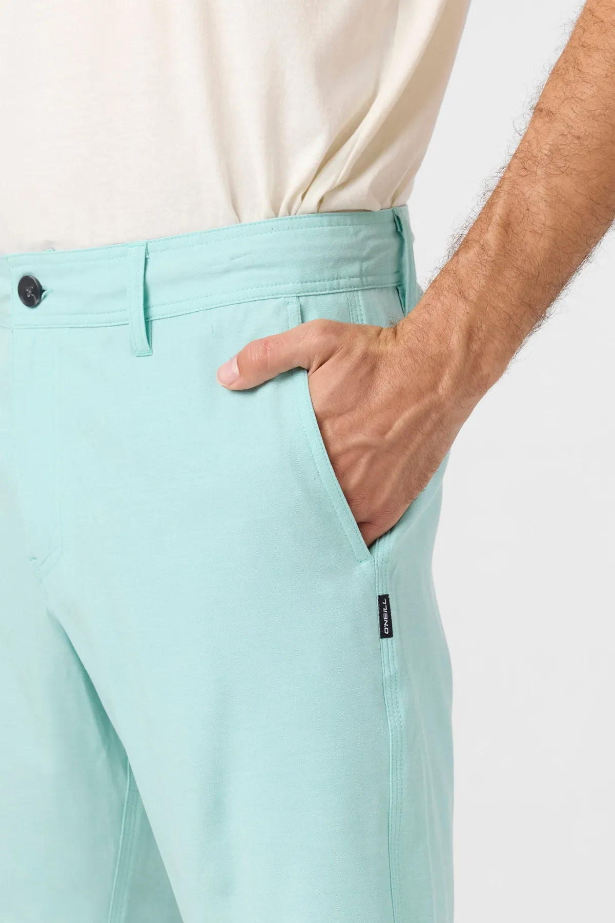 Shorts^O'Neill Reserve Light Check 19" Hybrid Shorts - | pastel turquoise