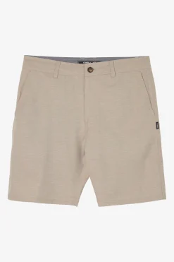Shorts^O'Neill Reserve Light Check 19" Hybrid Shorts - | dark khaki
