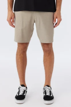 Shorts^O'Neill Reserve Light Check 19" Hybrid Shorts - | dark khaki