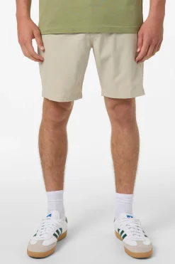 Shorts^O'Neill Reserve Light Check Elastic Waist 18"'' Hybrid Shorts - | lt khaki