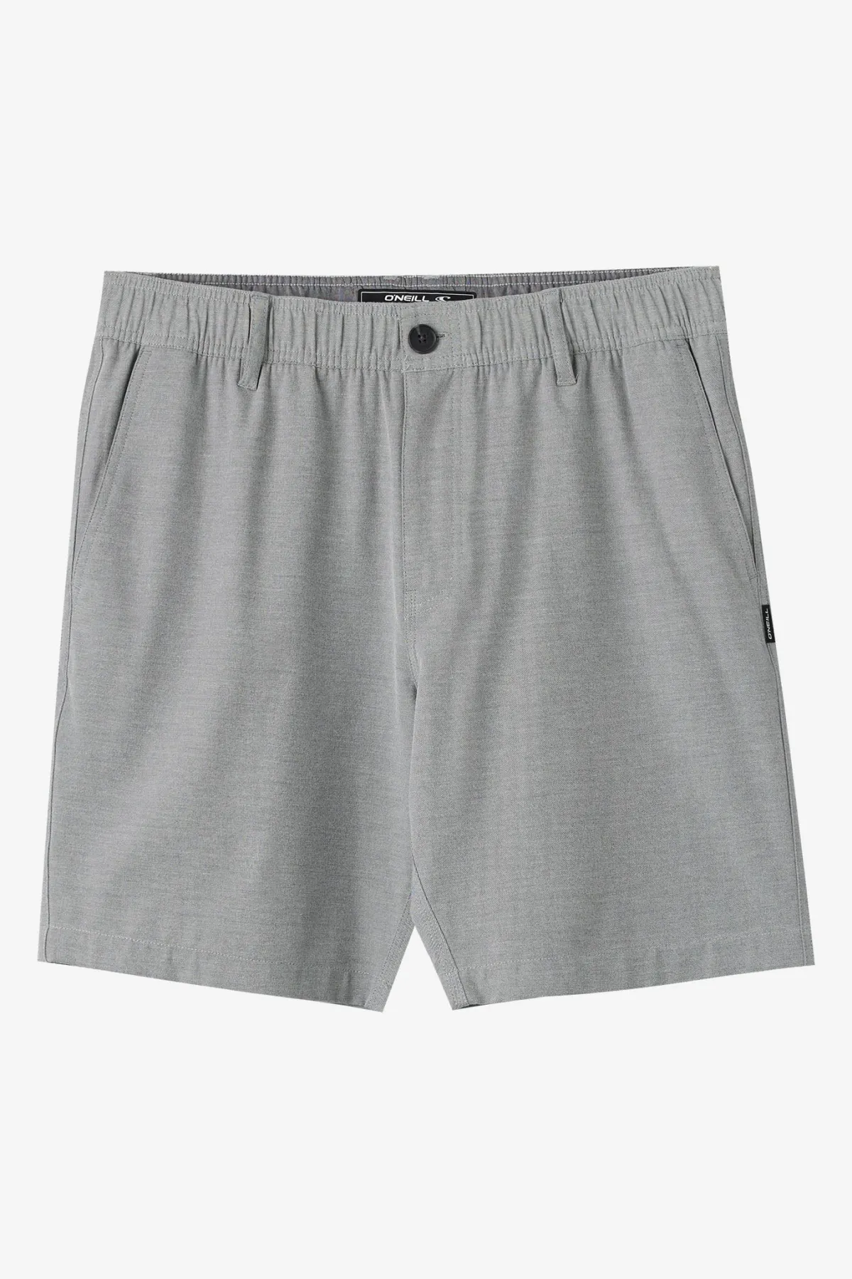 Shorts^O'Neill Reserve Light Check Elastic Waist 18"'' Hybrid Shorts - | dark shadow
