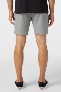 Shorts^O'Neill Reserve Light Check Scallop Elastic Waist 18