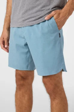 Shorts^O'Neill Reserve Light Check Scallop Elastic Waist 18