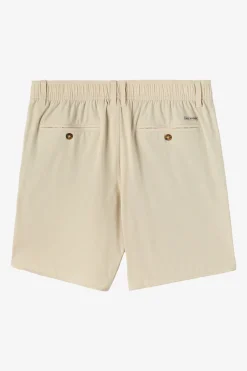 Shorts^O'Neill Reserve Light Check Scallop Elastic Waist 18