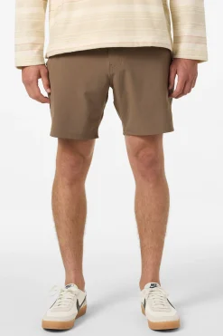 Shorts^O'Neill Reserve Solid 17" Hybrid Shorts - | chocolate chip