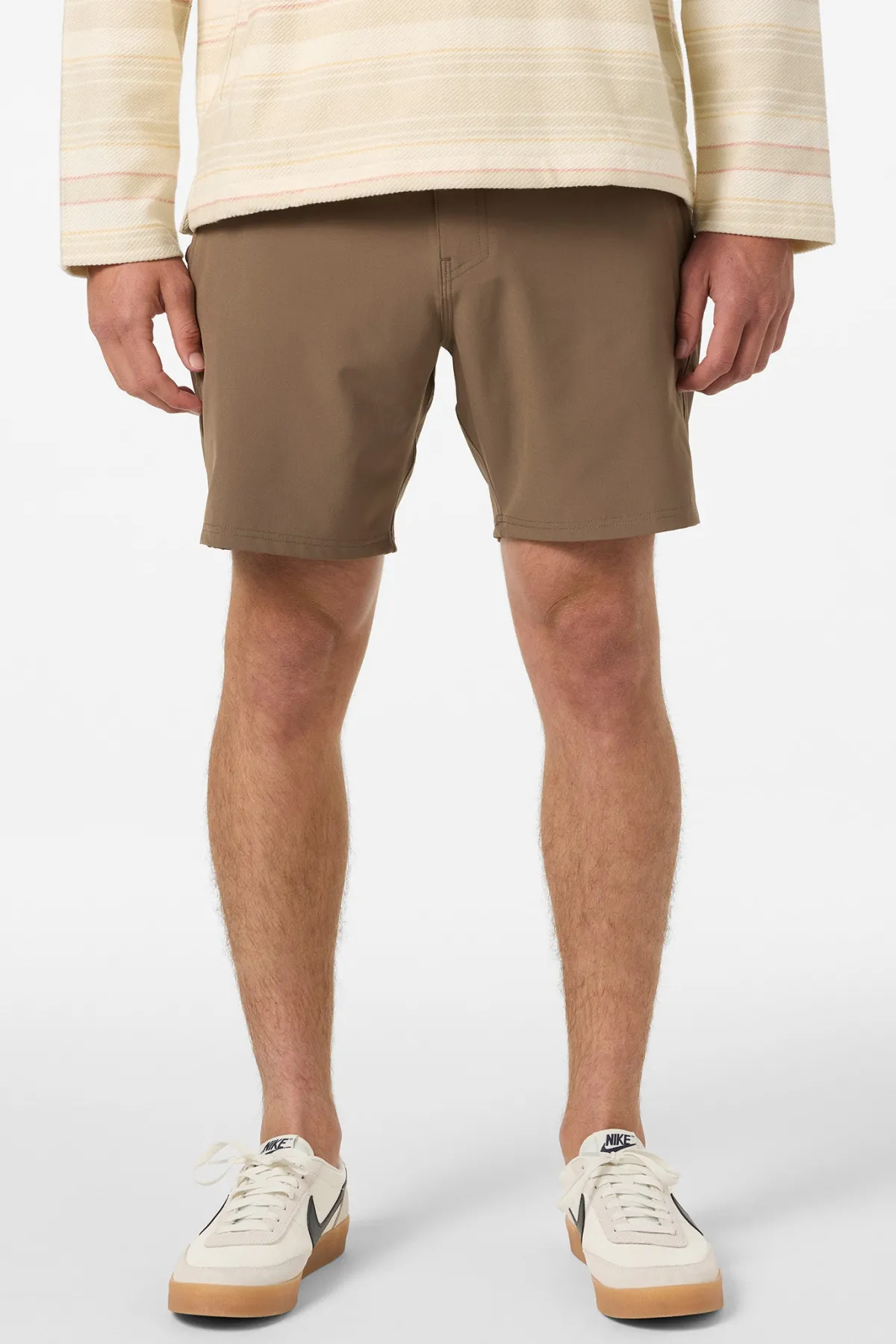 Shorts^O'Neill Reserve Solid 17" Hybrid Shorts - | chocolate chip