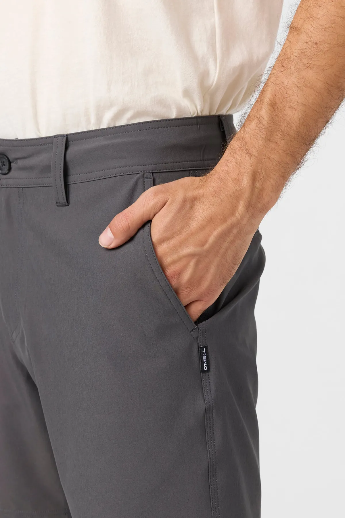 Shorts^O'Neill Reserve Solid 17" Hybrid Shorts - | graphite