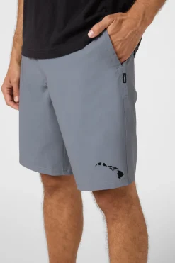 Shorts^O'Neill Reserve Solid Hawaii Hybrid Shorts - | grey