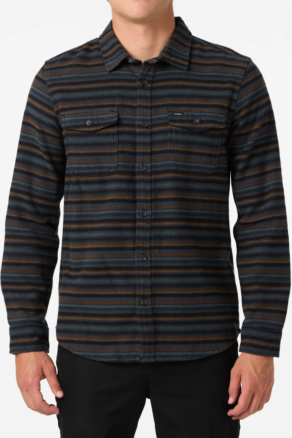 Shirts & Flannels^O'Neill Richmond Flannel Ls Shirt Standard Fit Long Sleeve Shirt - | graphite