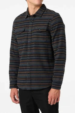 Shirts & Flannels^O'Neill Richmond Flannel Ls Shirt Standard Fit Long Sleeve Shirt - | graphite