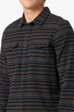 Shirts & Flannels^O'Neill Richmond Flannel Ls Shirt Standard Fit Long Sleeve Shirt - | graphite