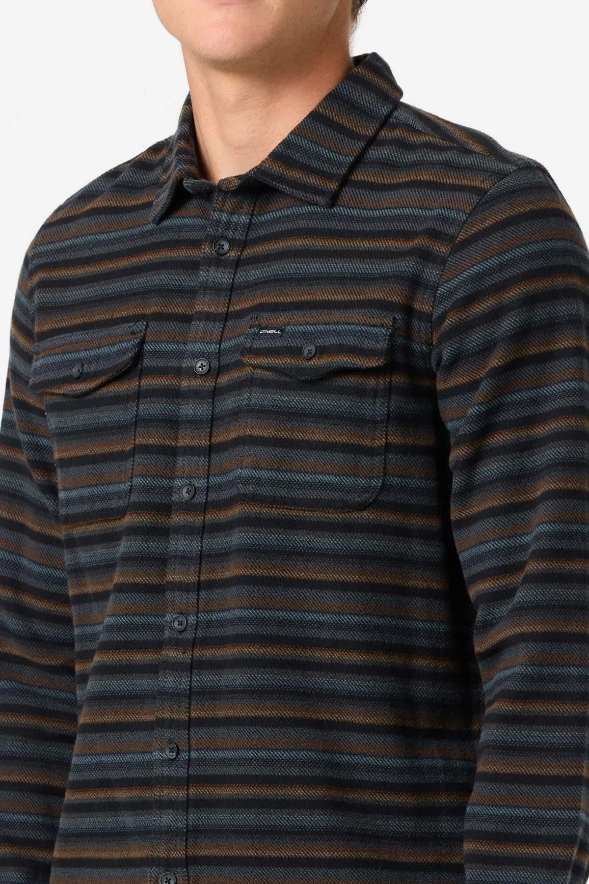 Shirts & Flannels^O'Neill Richmond Flannel Ls Shirt Standard Fit Long Sleeve Shirt - | graphite