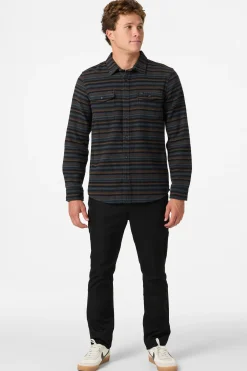 Shirts & Flannels^O'Neill Richmond Flannel Ls Shirt Standard Fit Long Sleeve Shirt - | graphite
