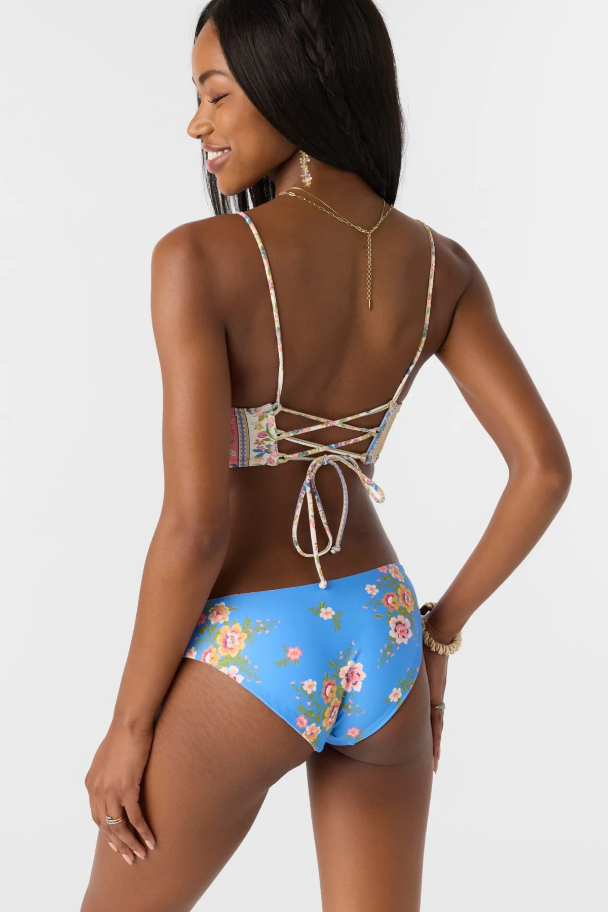 Bikini Bottoms^O'Neill Rio Floral Blue Lagoon Revo Full Bottoms - | multi clr