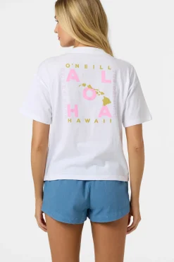Graphic Tees & Tanks|New Arrivals^O'Neill Rivi Hawaii Easy Tee white