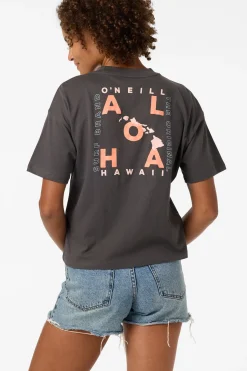 Graphic Tees & Tanks|New Arrivals^O'Neill Rivi Hawaii Easy Tee - | washed black