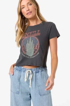 New Arrivals|Graphic Tees & Tanks^O'Neill Road Trippin' Fitted Tee - | washed black