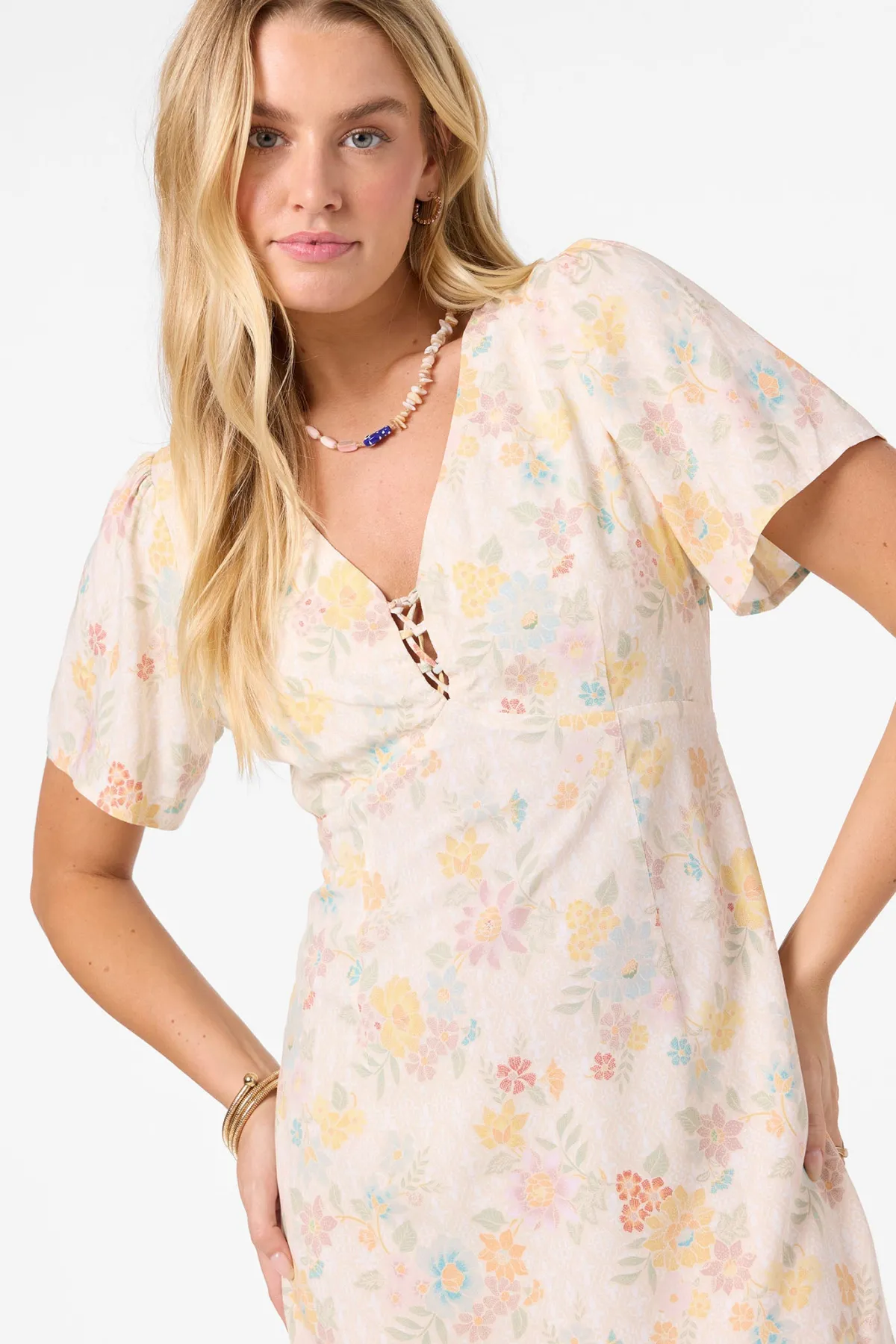 New Arrivals^O'Neill Robin Floral Mini Dress tapioca