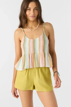 Tops^O'Neill Rosia Sleeveless Top - | multi clr