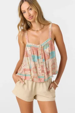 Tops^O'Neill Roslyn Sleeveless Top - | multi clr