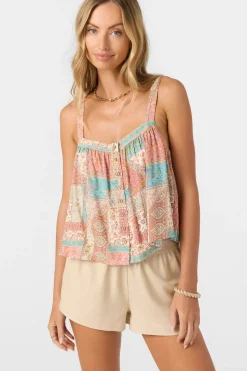 Tops^O'Neill Roslyn Sleeveless Top - | multi clr