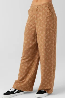 Bottoms^O'Neill Rylan Velley Floral Beach Pants - | tobacc brw