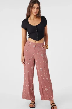 Bottoms^O'Neill Rylan Venus Ditsy Beach Pants - | burlwood