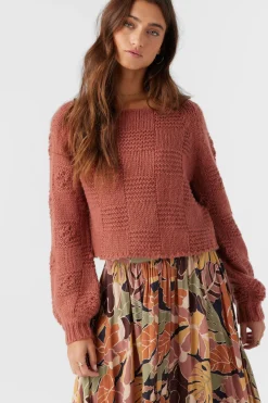 Sweaters, Hoodies & Fleece^O'Neill Sacha Long Sleeve Sweater - | cedar wood