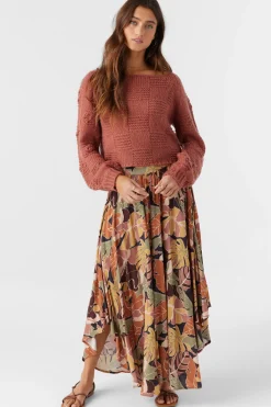 Sweaters, Hoodies & Fleece^O'Neill Sacha Long Sleeve Sweater - | cedar wood