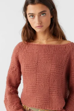 Sweaters, Hoodies & Fleece^O'Neill Sacha Long Sleeve Sweater - | cedar wood