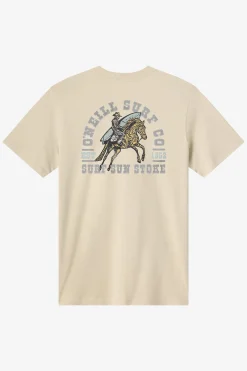 Tees & Tanks^O'Neill Saddle Up Classic Tee Standard Fit Tee - | lt khaki