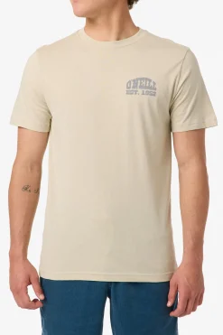 Tees & Tanks^O'Neill Saddle Up Classic Tee Standard Fit Tee - | lt khaki