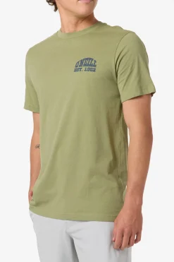 Tees & Tanks^O'Neill Saddle Up Classic Tee Standard Fit Tee - | oil green