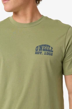 Tees & Tanks^O'Neill Saddle Up Classic Tee Standard Fit Tee - | oil green
