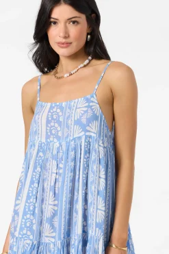 New Arrivals|Swim Cover-Ups^O'Neill Saltwater Essentials Rilee Printed Mini Cover-Up Dress - | azurine