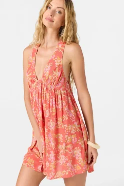 Swim Cover-Ups^O'Neill Saltwater Essentials Sarah Printed Dress - | porcelain rose
